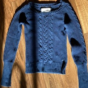 Navy Blue American Eagle Knit Sweater